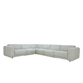Classic Home Knoxville 6Pc Power Recliner Sectional Gray Model 2186SC11